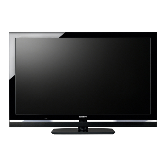 Sony Bravia KDL-52W40-Serie Bedienungsanleitung