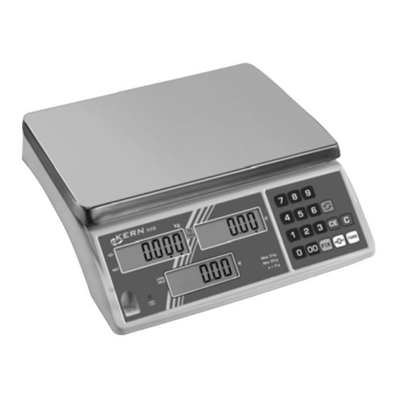 KERN RXB-BA-def-0911 Betriebsanleitung