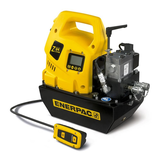 Enerpac ZU4 T Serie Handbücher