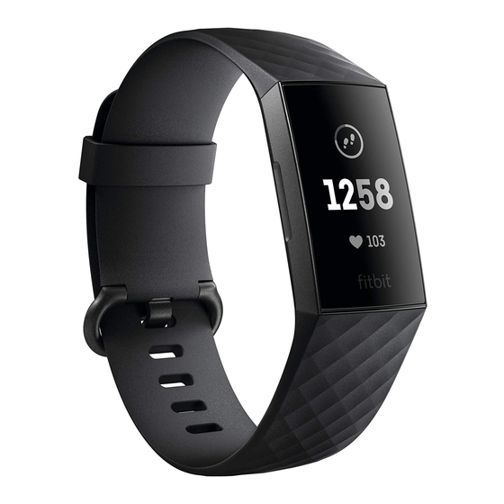 Fitbit charge 3 Bedienungsanleitung