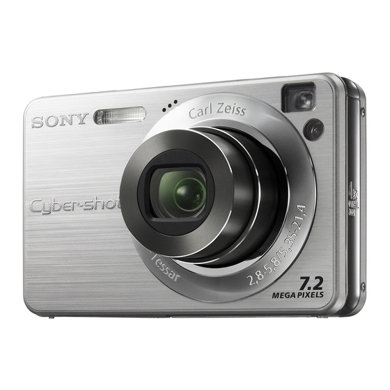 Sony Cyber-shot DSC-W120 Gebrauchsanleitung