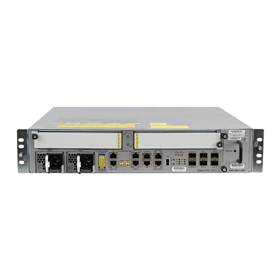 Cisco ASR 9901 Installationshandbuch