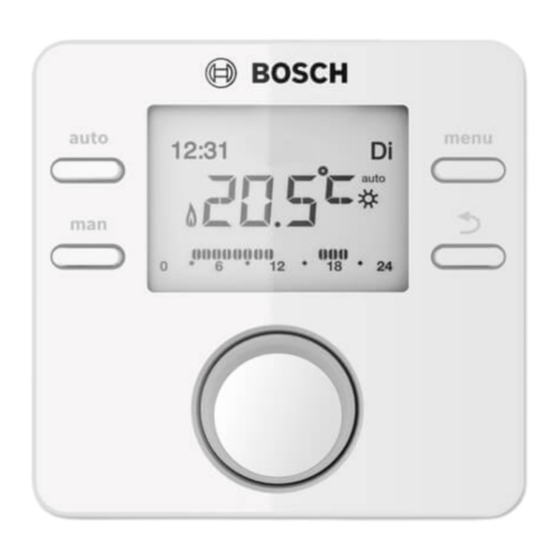Bosch CR 100 RF Installationsanleitung Für Die Fachkraft