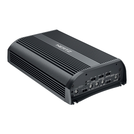 Hertz SPL Show SP 4.900 Bedienungsanleitung