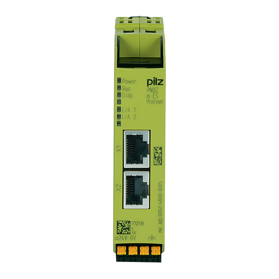 Pilz PNOZ m ES Profinet Bedienungsanleitung