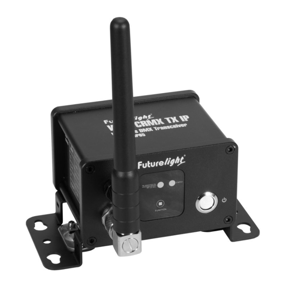 Futurelight WDS-CRMX TX IP Bedienungsanleitung