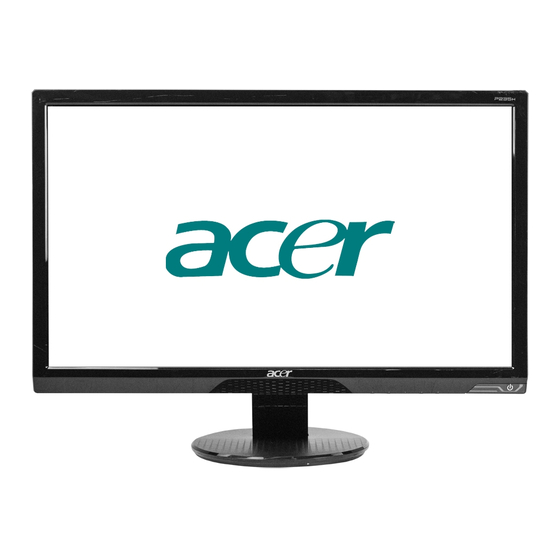 Acer P235H Bedienungsanleitung