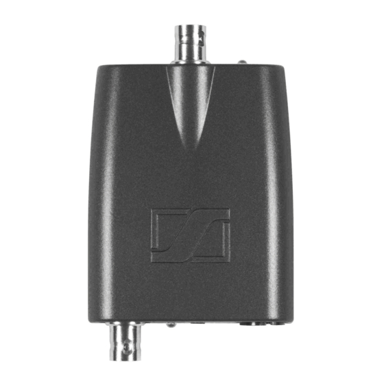 Sennheiser AB 3700 Bedienungsanleitung