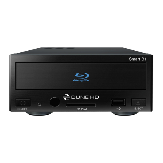 Dune HD Smart B1 Schnellstartanleitung