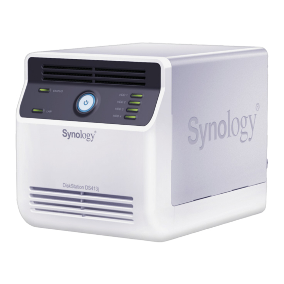 Synology DS413j Schnellinstallationsanleitung