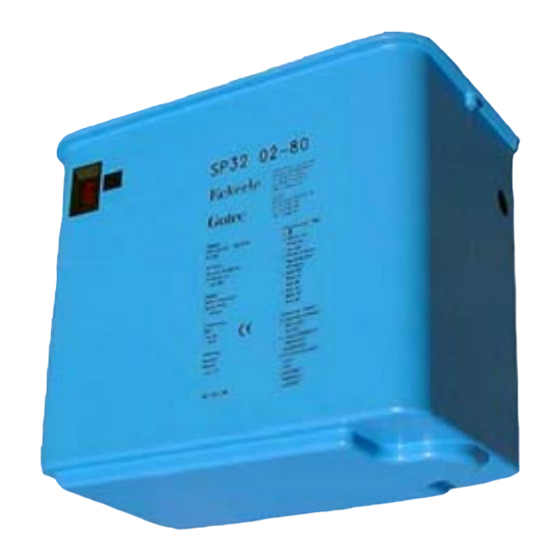 Gotec Eckerle SP32-02-40M Technische Dokumentation, Montage- Und Betriebsanleitung