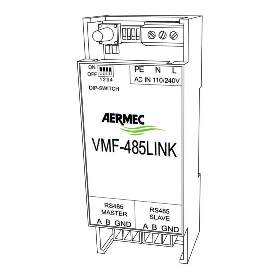 AERMEC VMF-485LINK Bedienungsanleitung