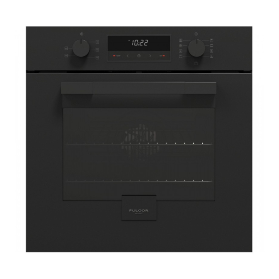 Fulgor Milano FUO 6009 MT MBK Installation Und Gebrauch
