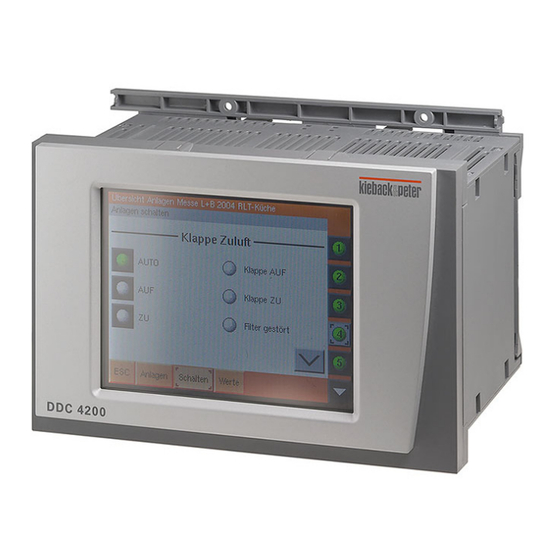 Kieback&Peter DDC4200 Produktbeschreibung