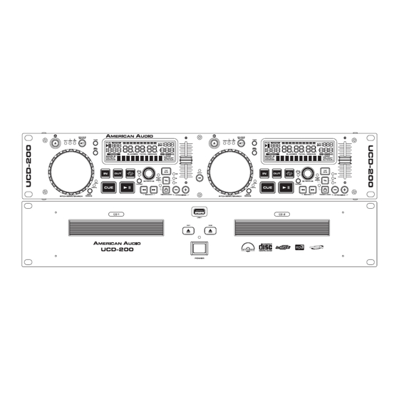 American Audio UCD-200 Benutzerhandbuch