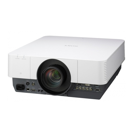 Sony VPL-FH500 Bedienungsanleitung