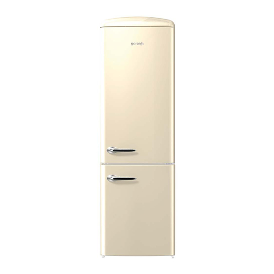 Gorenje ORK193C Ausführliche Gebrauchsanleitung