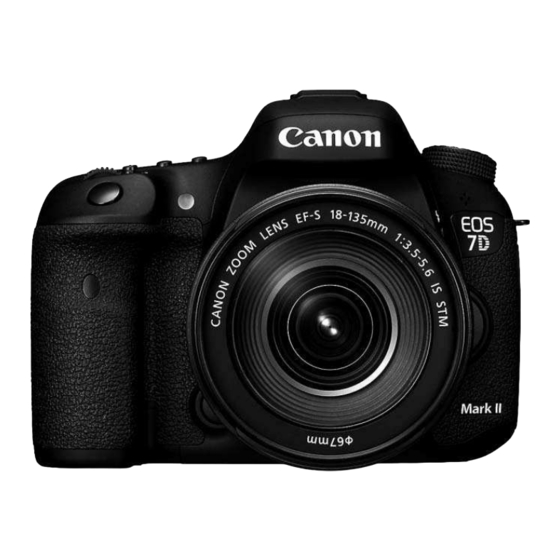 Canon EOS 7D Mark II Handbuch
