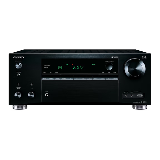 Onkyo TX-RZ3100 Bedienungsanleitung