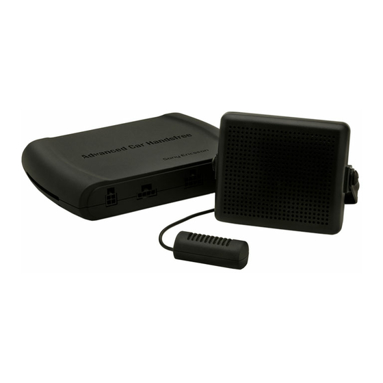 Sony Ericsson HCA-60 Handbuch