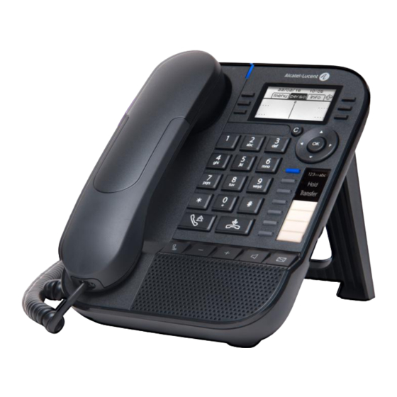 Alcatel-Lucent 8018 DeskPhone Kurzanleitung