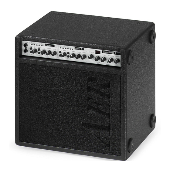 AER acoustiCube 3 Bedienungsanleitung