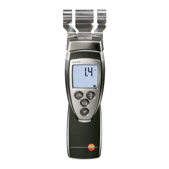 testo 616 Bedienungsanleitung
