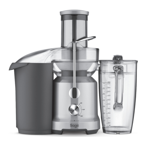 Sage Nutri Juicer Cold Handbücher