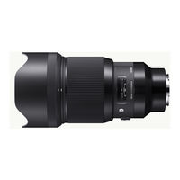 Sigma 85mm f1.4 EX DG HSM Bedienungsanleitung