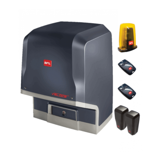 BFT ICARO SMART AC A2000 Installations- Und Gebrauchsanleitung