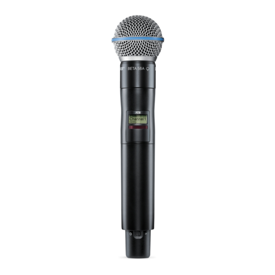 Shure AD2 Handbuch