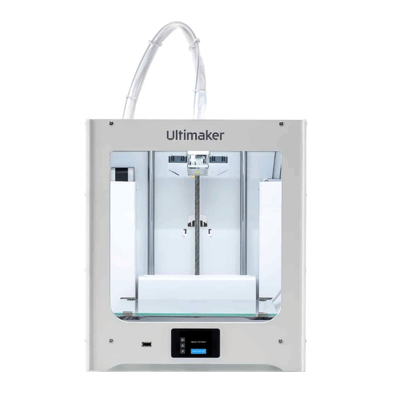 Ultimaker 2+ Connect Installations- Und Benutzerhandbuch