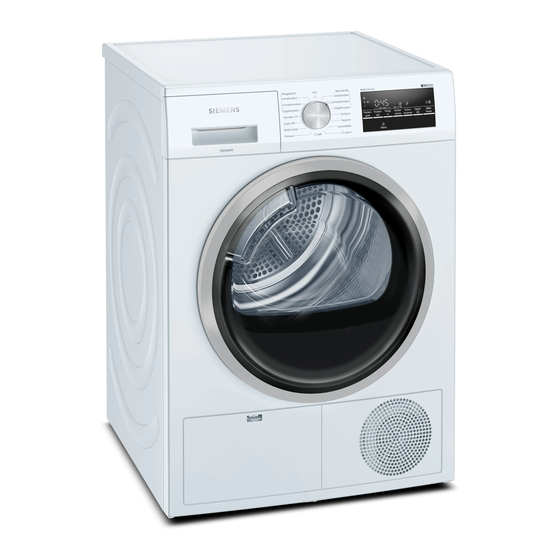 Siemens WT46G4G1 Gebrauchs- Und Aufstellanleitung