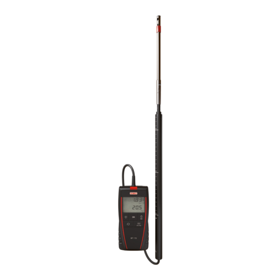 sauermann KIMO 110 Serie Kurzanleitung