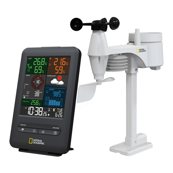 National Geographic Colour Weather Center 5-in-1 Bedienungsanleitung