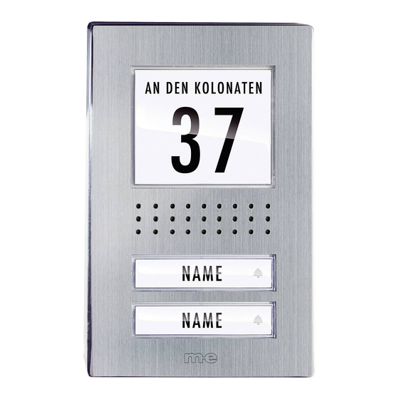 m-e ADV-110.1 Betriebsanleitung