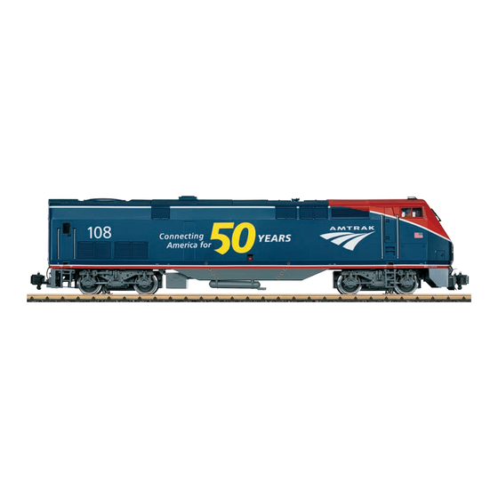LGB Amtrak AMD 103 Genesis Bedienungsanleitung