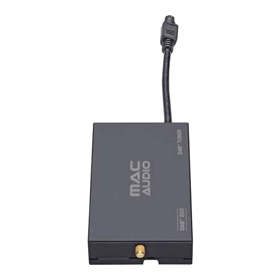 MAC Audio DAB+ 200 DAB-Box Bedienungsanleitung