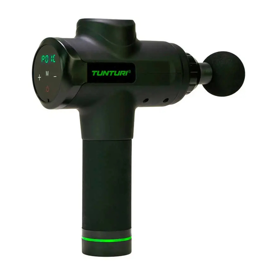 Tunturi Massage Gun Benutzerhandbuch