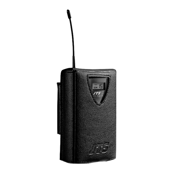 Monacor JTS PT-920B Bedienungsanleitung