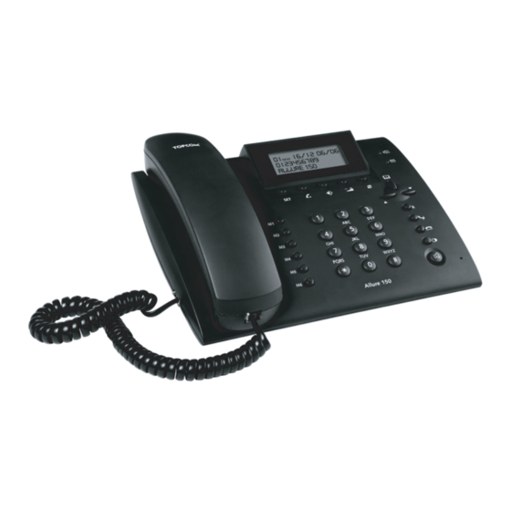 Topcom Allure 150 Gebrauchsanleitung