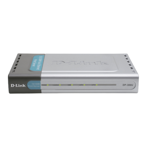 D-Link DP-300U Installations Anleitung