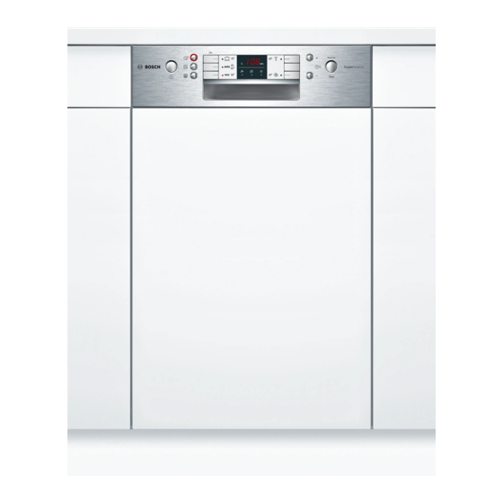 Bosch SP Serie Gebrauchsanleitung