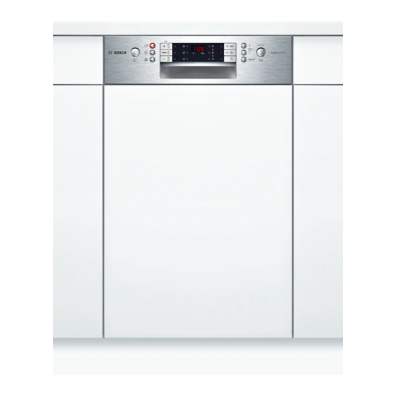 Bosch SP Serie Gebrauchsanleitung