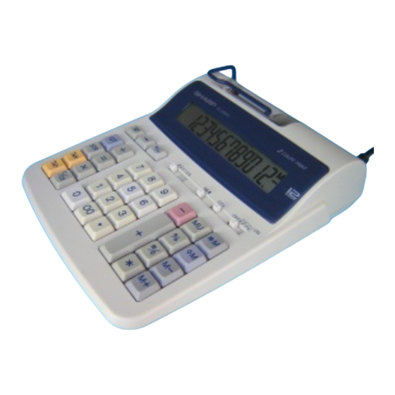 Sharp EL-2901C Bedienungsanleitung