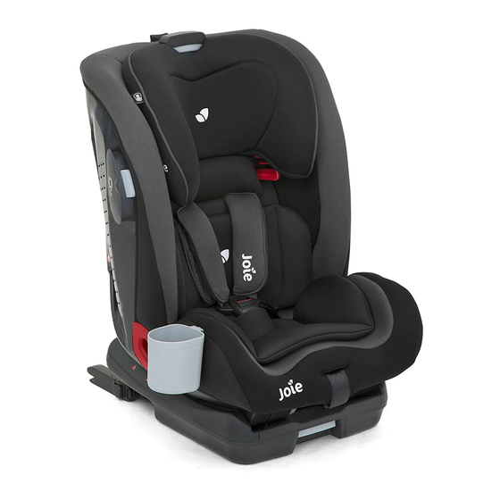Joie bold booster Bedienungsanleitung