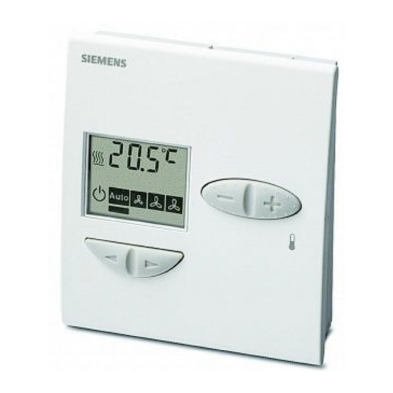 Siemens QAX34.1 Bedienungsanleitung