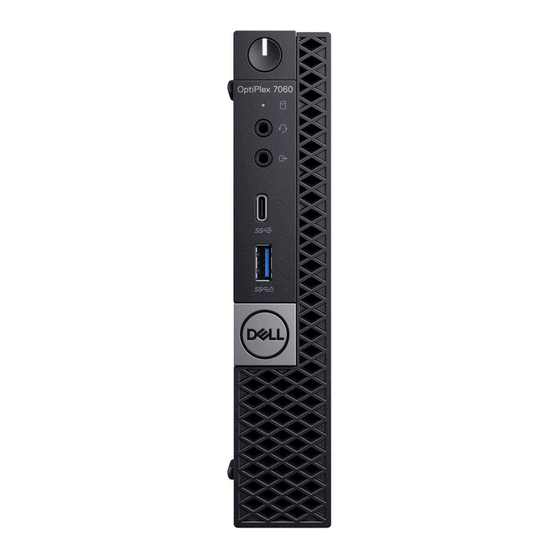 Dell OptiPlex 7060 Micro Einrichtungshandbuch
