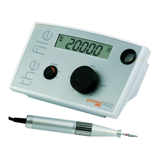 ProMed 3020 Gebrauchsanleitung