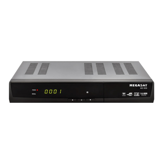 Megasat HD 930 Handbücher
